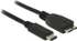 Fotoja e Kabllo Delock USB-C - microUSB, 0.5 m, e zezë, Picture 1