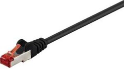 Fotoja e Kabllo patchcord Goobay, Cat.6, S/FTP, PIMF, 2m, e zezë