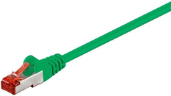 Fotoja e Kabllo Patchcord CAT6, S/FTP, 0.5m, e gjelbër