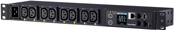 Fotoja e PDU CyberPower Rack, Switched & Metered, 1U, 16A