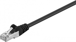 Fotoja e Kabllo rrjeti Goobay Patchcord, CAT5e, SF/UTP, 0.5m, e zezë