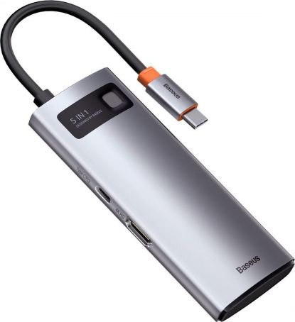 Fotoja e Replikator 5në1 Baseus Metal Gleam HUB