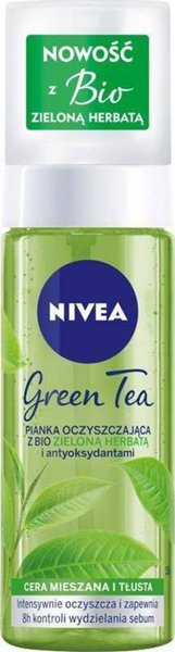Fotoja e Shkumë për pastrimin e fytyrës Nivea Green Tea, 150ml