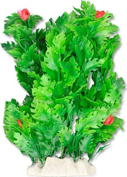 Fotoja e Dekor për akuarium Happet 2F24, 20 cm, plastik, i gjelbër