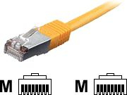 Fotoja e Kabllo Equip Patchcord (605569), Cat6, S / FTP, HF, 20m, e verdhë
