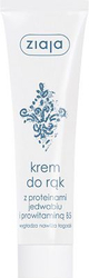Fotoja e Krem për duar Ziaja with silk proteins, 100ml, i bardhë