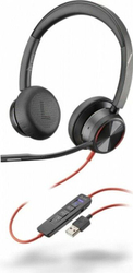Fotoja e Kufje Poly Blackwire C8225, të zeza