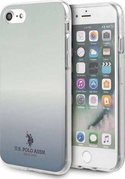 Fotoja e Mbrojtëse U.S. Polo ASSN USHCI8TRDGLB për iPhone 7 / 8, e hirtë