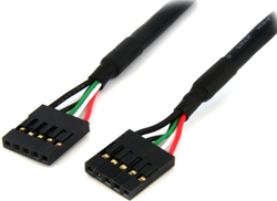 Fotoja e Kabllo StarTech (USBINT5PIN24) USB 5 pin - USB 5 pin, e zezë