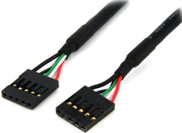 Fotoja e Kabllo StarTech (USBINT5PIN24) USB 5 pin - USB 5 pin, e zezë
