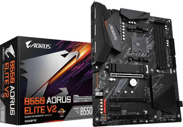 Fotoja e Pllaka amë Gigabyte B550 AORUS ELITE V2, DDR4, SATA 3 x 4