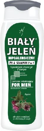 Fotoja e Shampon hipoalergjik 2në1 për meshkuj Bialy Jelen, 300 ml