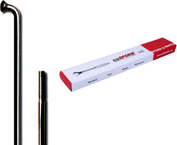 Fotoja e Tel për gomë biçiklete Cnspoke STD14, 226 mm, çelik inox, 144 copë, të zinj