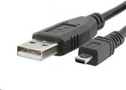 Fotoja e Kabllo USB PremiumCord USB A - miniUSB KU2M2D, 2m, e zezë
