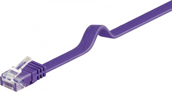 Fotoja e Kabllo Goobay Patchcord U/UTP(96417) , kategori 6, 2m, vjollcë