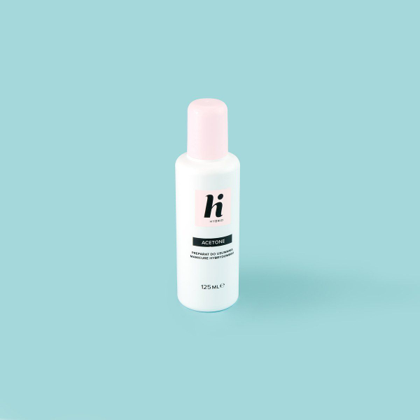 Fotoja e Acetone për heqjen e llakut Hi Hybrid, 125 ml
