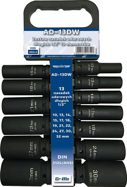 Fotoja e Set çelësa Adler, 10-32 mm, 13 copë