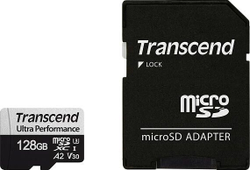 Fotoja e Kartë e memories Transcend 340S MicroSDXC, 128GB, Klasë 10/ UHS-I/U3, A2, V30