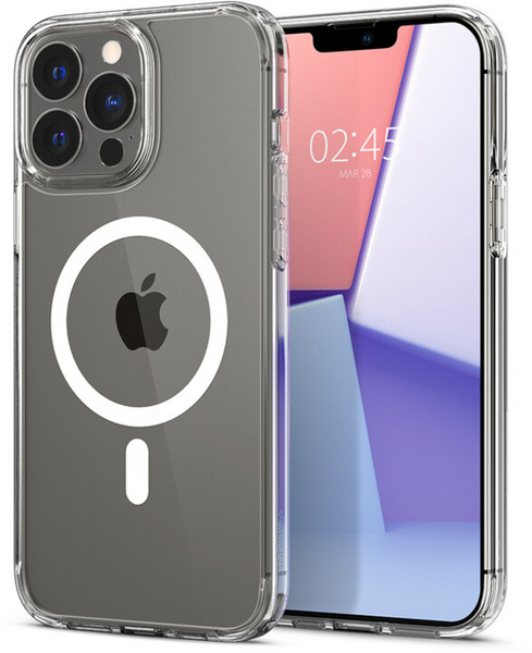 Fotoja e Mbrojtëse Spigen Ultra Hybrid Mag për Apple iPhone 13 Pro, i bardhë