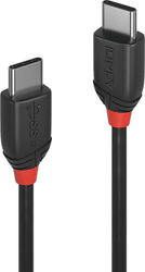 Fotoja e Kabllo Lindy USB-C në USB-C, 0.5m, e zezë