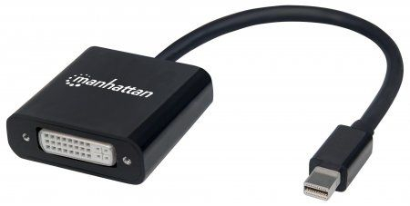 Fotoja e Përshtatës Manhattan DisplayPort Mini - DVI-I, i zi