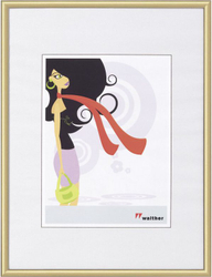 Fotoja e Kornizë për foto Walther New Lifestyle, 21x29.7, A4, plastike, e artë