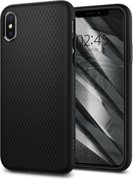 Fotoja e Mbrojtëse Spigen Liquid Air për Apple iPhone X/XS, e zezë