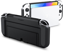 Fotoja e Mbrojtëse Spigen për Thin Fit pro Nintendo Switch OLED, e zezë