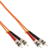Fotoja e Kabllo optike InLine Fiber Patchcord ST/ST	(81503), 50/125µm, OM2, 3m, portokalli, Picture 1