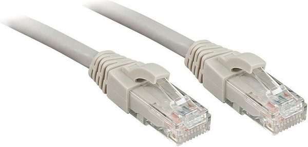 Fotoja e Kabllo rrjeti Lindy, 2 x RJ45, 2 m, e hirtë