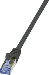 Fotoja e Kabllo rrjeti LogiLink, CAT7, S/FTP, Primeline PIMF, 2m, e zezë