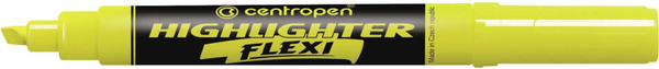 Fotoja e Marker highlighter Centropen 8542, i verdhë
