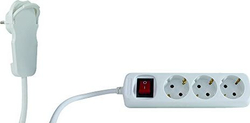 Fotoja e Kabllo zgjatuese REV Schuko, 3500W, 2m, e bardhë