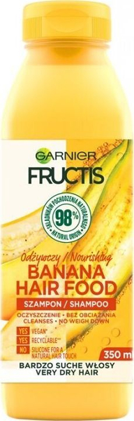 Fotoja e Shampon për flokë të thatë Garnier Nourishing, 350 ml