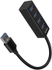 Fotoja e Mini Hub AXAGON USB-A 3.2 Gen1 - 4xUSB-A, 5Gbit / s, OTG, 20 cm, i zi, Picture 1