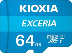 Fotoja e Kartë memorie microSD	Kioxia Exceria 64 GB Class 10 UHS-I / U1