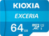 Fotoja e Kartë memorie microSD	Kioxia Exceria 64 GB Class 10 UHS-I / U1, Picture 1