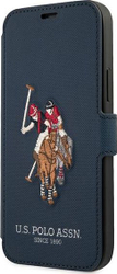 Fotoja e Mbrojtëse U.S. Polo ASSN për iPhone 12/12 pro, e kaltër / e zezë