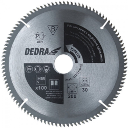 Fotoja e Sharrë rrethore Dedra për alumin 100z - H250100, 250 x 30 mm