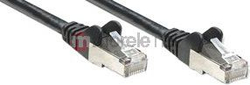Fotoja e Kabllo patchcord Intellinet Network Solutions Cat.6, U/UTP, 2m, e zezë