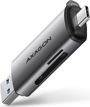 Fotoja e Lexues USB Axagon USB-C 3.2 (CRE-SAC), i hirtë