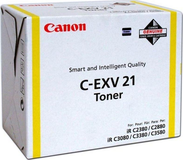 Fotoja e Ngjyrë Canon C-EXV21 (CF2801B002), e verdhë