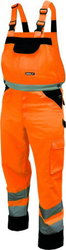 Fotoja e Pantollona reflektuese mbrojtëse Dedra (BH81SO2-XXL), XXL, portokalli