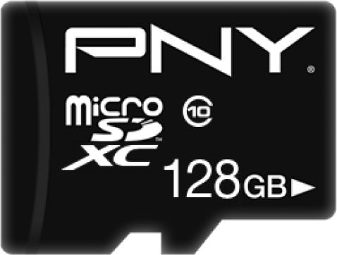 Fotoja e Kartë memorie MicroSDXC PNY Performance Plus, 128 GB, Class 10
