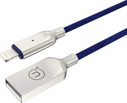 Fotoja e Kabllo Usams U-Sun USB-A - USB Lightning, 1.9 m, e kaltër