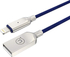 Fotoja e Kabllo Usams U-Sun USB-A - USB Lightning, 1.9 m, e kaltër, Picture 1