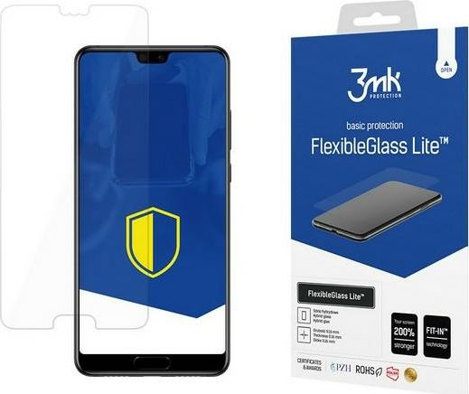 Fotoja e Xham mbrojtës 3MK FlexibleGlass Lite për Huawei P20