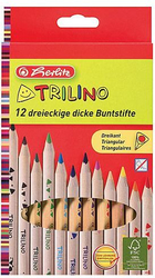Fotoja e Ngjyra druri Herlitz TRILINO, 12 ngjyra