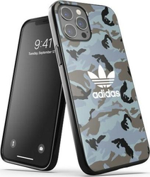 Fotoja e Mbrojtëse e pasme Adidas OR SnapCase Camo për iPhone 12 Pro Max, e zezë/ e kaltër