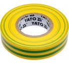 Fotoja e Shirit izolues Yato, 15x0.13mm, 20m, i verdhë / i gjelbër